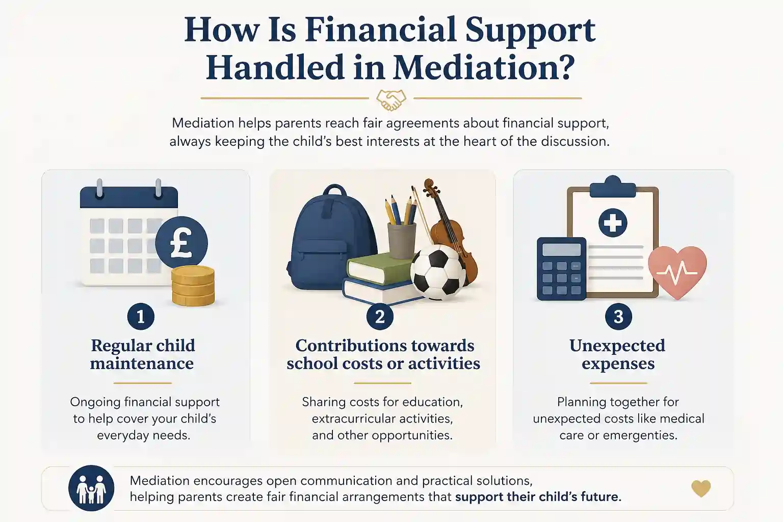 How Is Financial Support Handled in Mediation Staffordshire